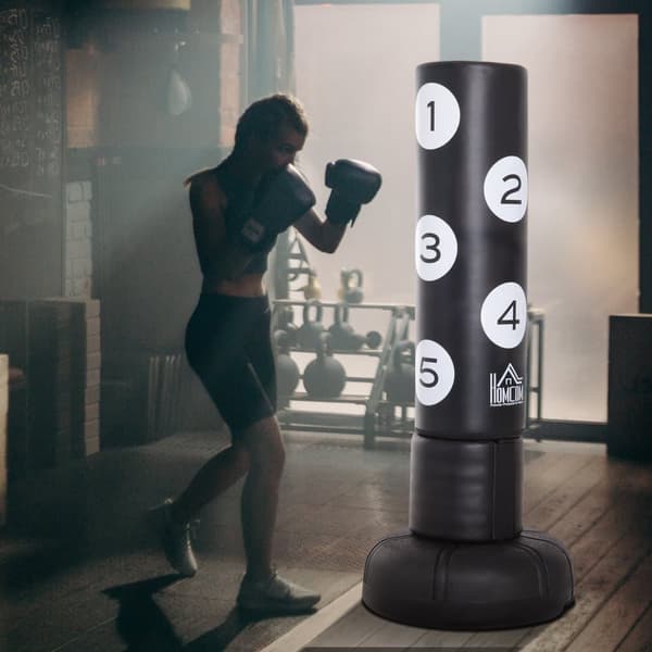 Fristående Slagpåse, FLEX-System, 70x70x176 cm, Svart