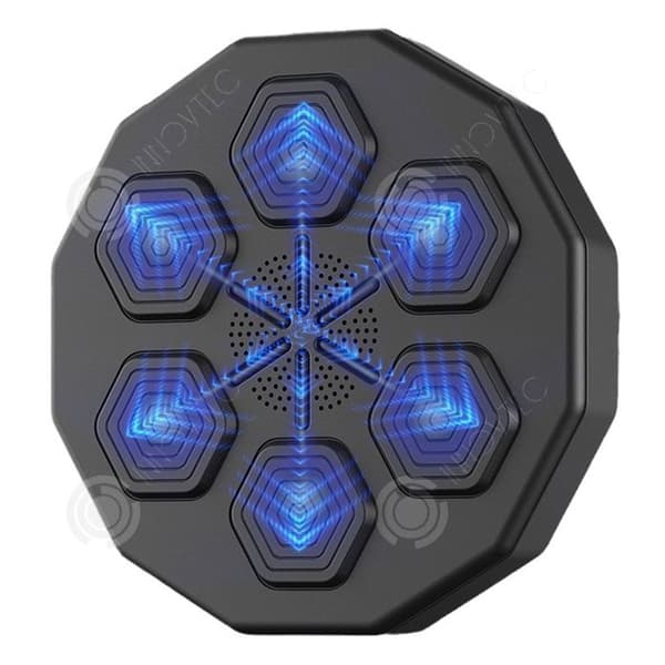 INN Boxningsmaskin 400x400x75mm väggboxningstränare med rytmisk musik Bluetooth smart tyst stötdämpande boxningshandskar
