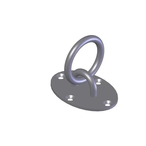 eaglefit Unisexe - Adulte Vägg- och Takstöd i Rostfritt Stål för Sling Trainer eller Boxsäck (Oval) Standard - 1022