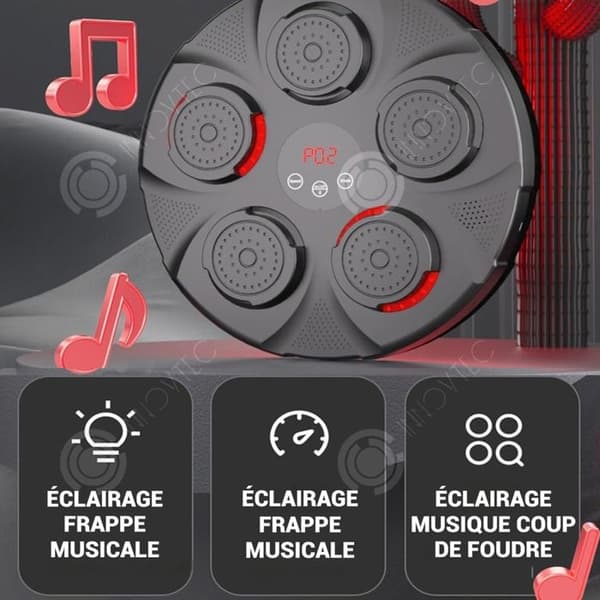 INN Boxningsmaskin 5 W gratis träffmulti-läget smart räkning smart musik passar för vuxna och barn