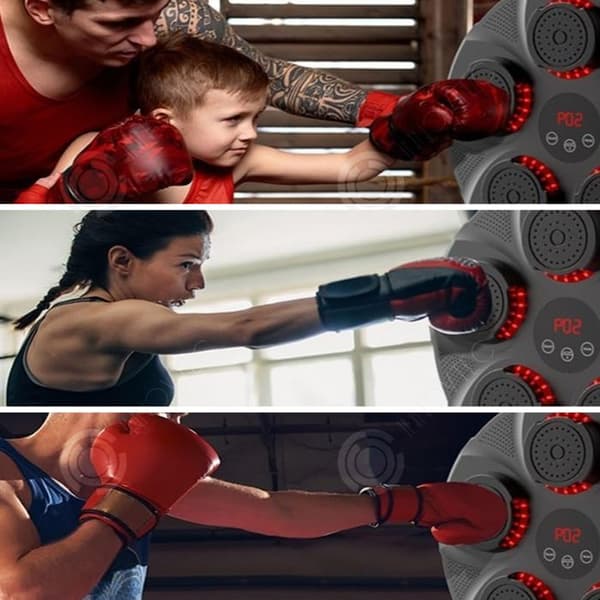 INN Boxningsmaskin 5 W gratis träffmulti-läget smart räkning smart musik passar för vuxna och barn