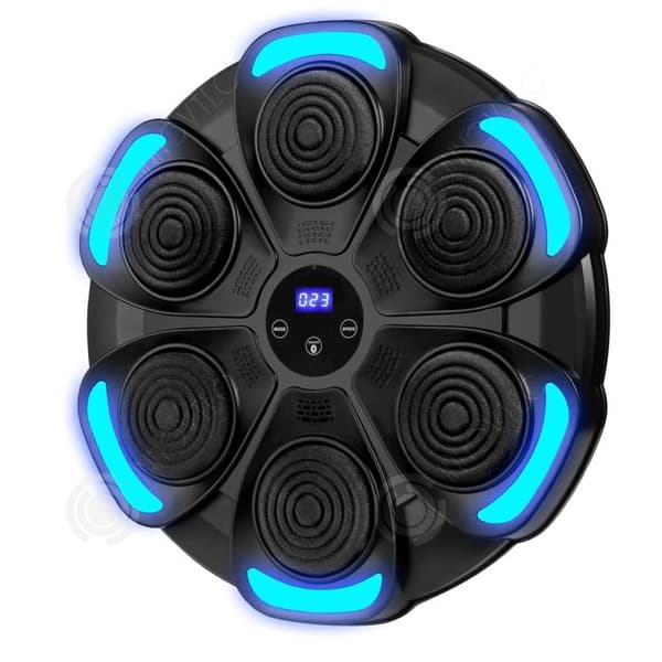 INN Boxningsmaskin 40 x 40 cm trådlös multi-läge intelligent räknande intelligent musik passar för vuxna och barn