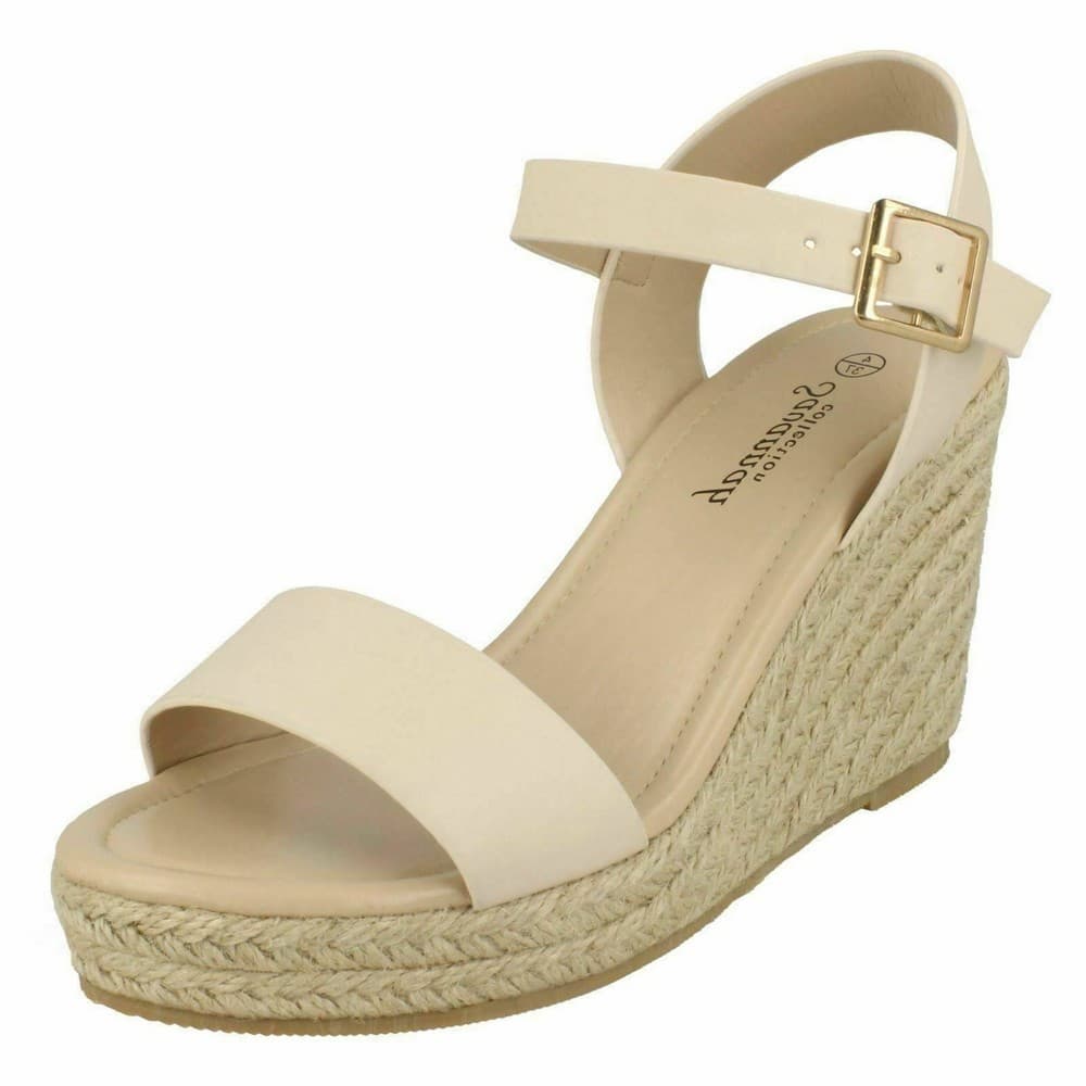 Savannah Women/Ladies Savannah High Rope Wedge Sandals