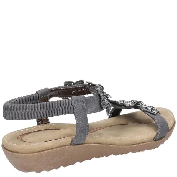 Fleet & Foster Womens/Ladies Magnolia Elastic T-Bar Sandal