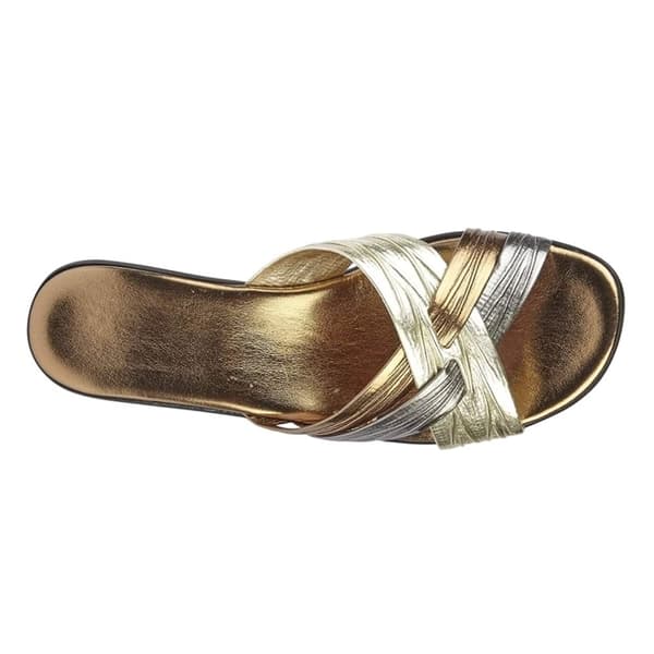 Boulevard Womens/Ladies X Over Mule Sandals
