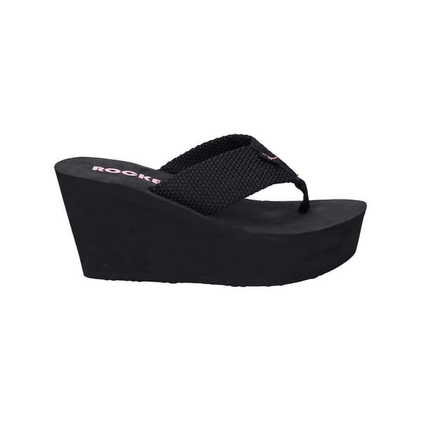 Rocket Dog Womens/Ladies Diver Webbing Slip On Wedge Sandals