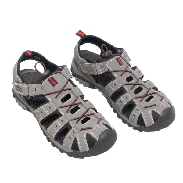 PDQ Ungdomsdrenge Sandaler med kryds- og kliklås og berøringsfastgørelse af syntetisk nubuck