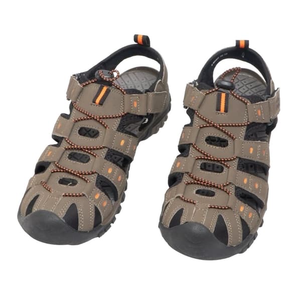 PDQ Youths Boys Toggle & Touch Fastening Synthetic Nubuck Trail Sandals