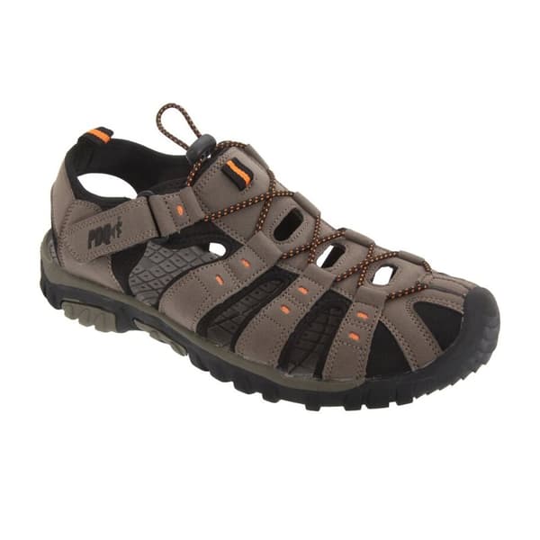 PDQ Youths Boys Toggle & Touch Fastening Synthetic Nubuck Trail Sandals