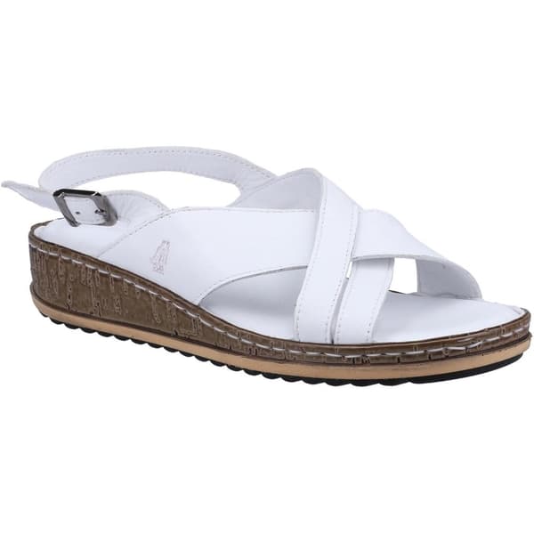 Hush Puppies Kvinnor/Damer Elena Läder Wedge Sandal
