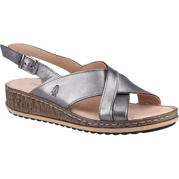 Hush Puppies Dame/Damer Elena Wedge Sandal i læder