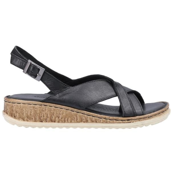 Hush Puppies Dame/Damer Elena Wedge Sandal i læder