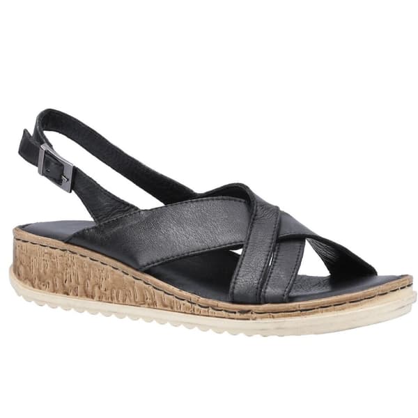 Hush Puppies Dame/Damer Elena Wedge Sandal i læder