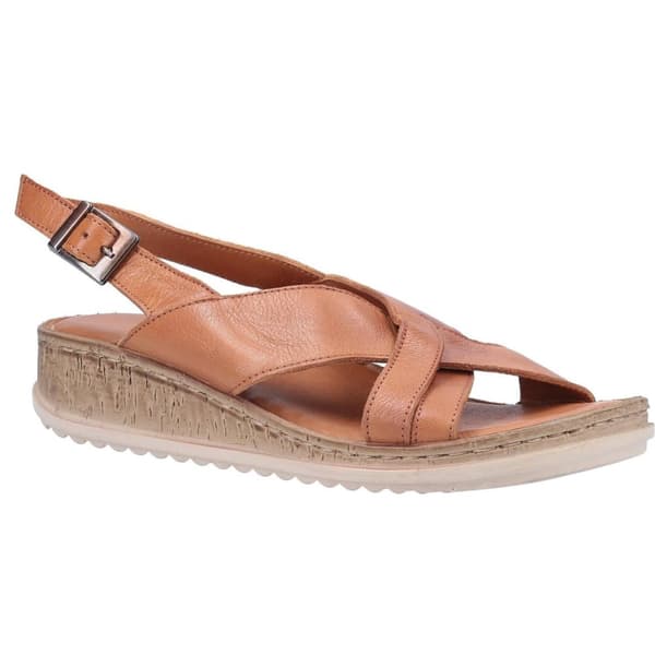 Hush Puppies Dame/Damer Elena Wedge Sandal i læder