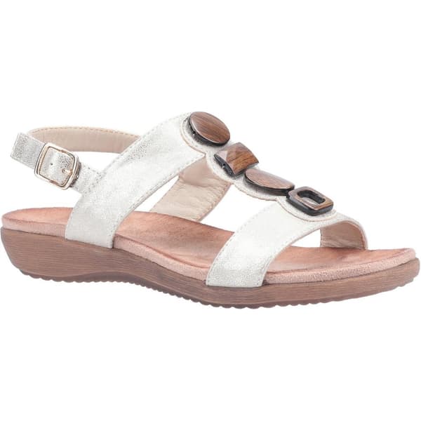 Fleet & Foster Womens/Ladies Rosa Buckle Sandal Beige 8 UK