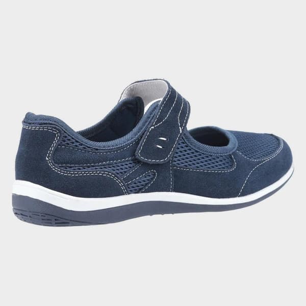 Fleet & Foster Womens/Ladies Morgan Touch Fastening Suede Shoe