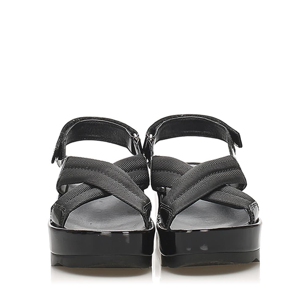 Prada Polyester Sandals Black