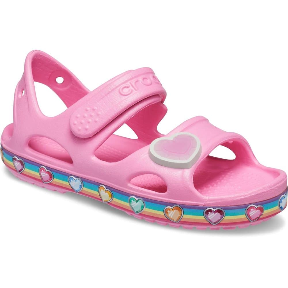 Crocs Sandaler för flickor Fun Lab Rainbow