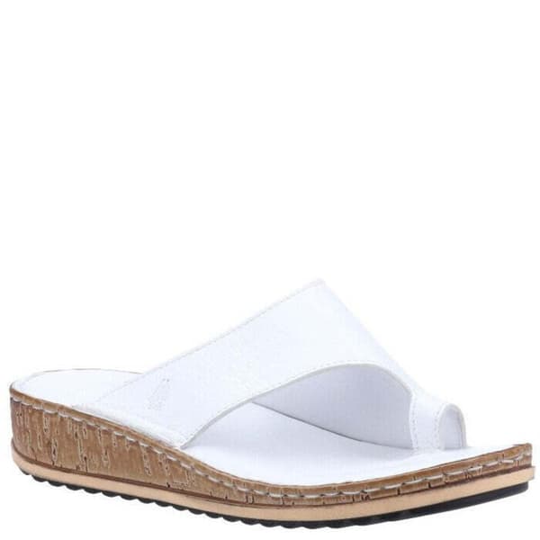 Hush Puppies Womens/Ladies Elissa Suede Sandals White/Cream 5 UK