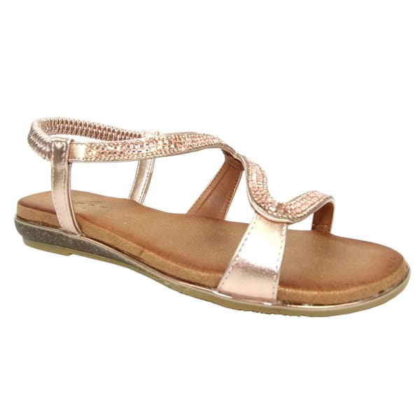 Lunar Sandaler med Emilia S-mönster för kvinnor/damer Rose 4 UK