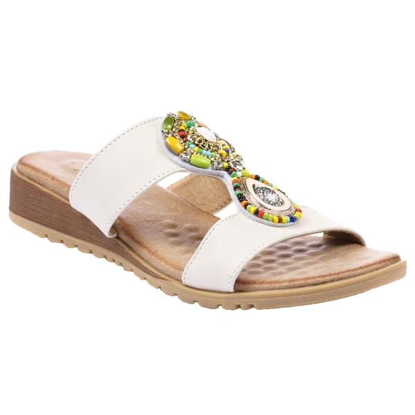 Lunar Womens/Ladies Elsa Sandals White 8 UK