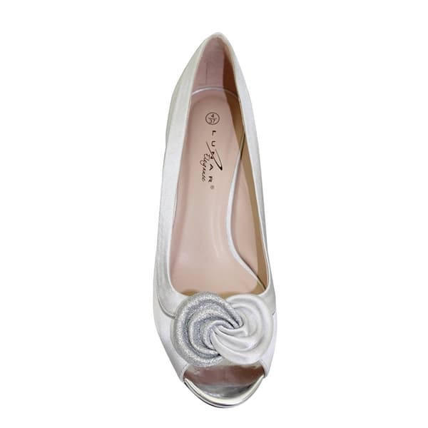 Lunar Womens/Ladies Ripley Satin Court Shoes