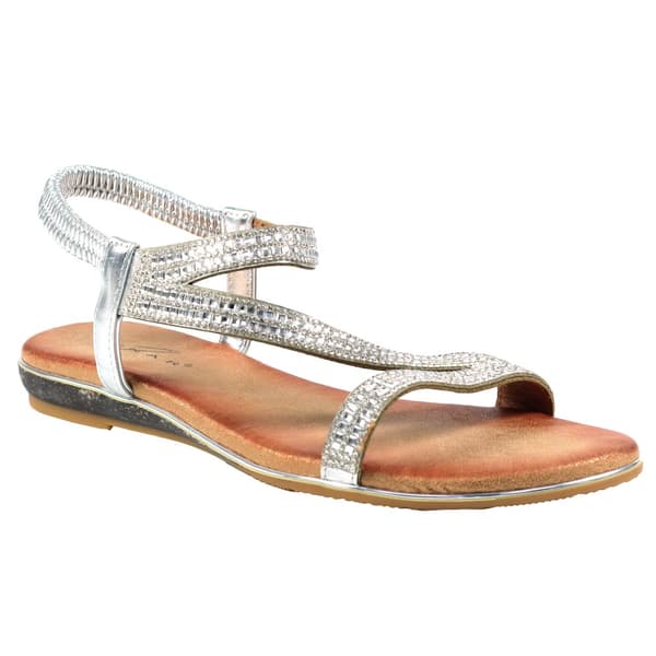 Lunar Kvinnor/Damer Blaise II sandaler Silver/Brown 3 UK