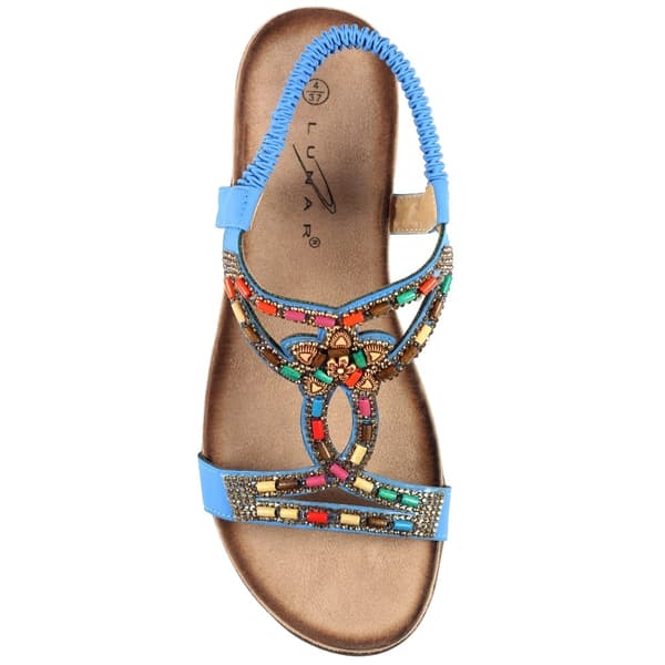 Lunar Womens/Ladies Mariella Beaded Sandals