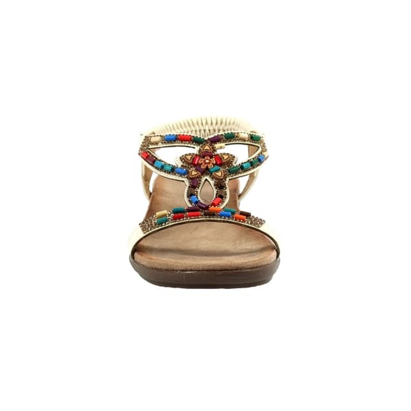 Lunar Womens/Ladies Mariella Beaded Sandals