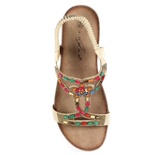 Lunar Womens/Ladies Mariella Beaded Sandals