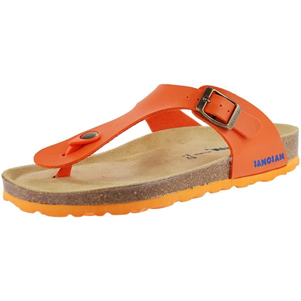 Sanosan Womens/Ladies Geneve Sano Sandals Orange/Brown 4 UK