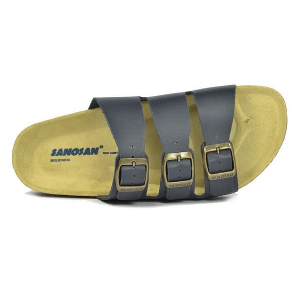 Sanosan Herr Lisbon läder sandaler för män