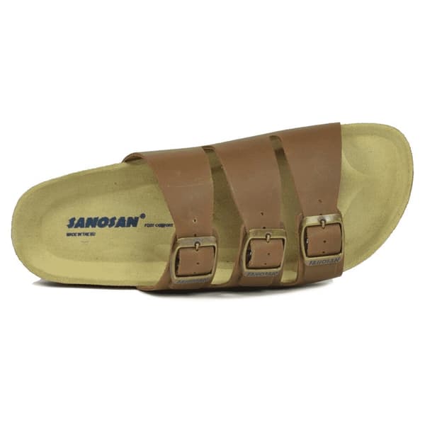 Sanosan Herr Lisbon läder sandaler för män