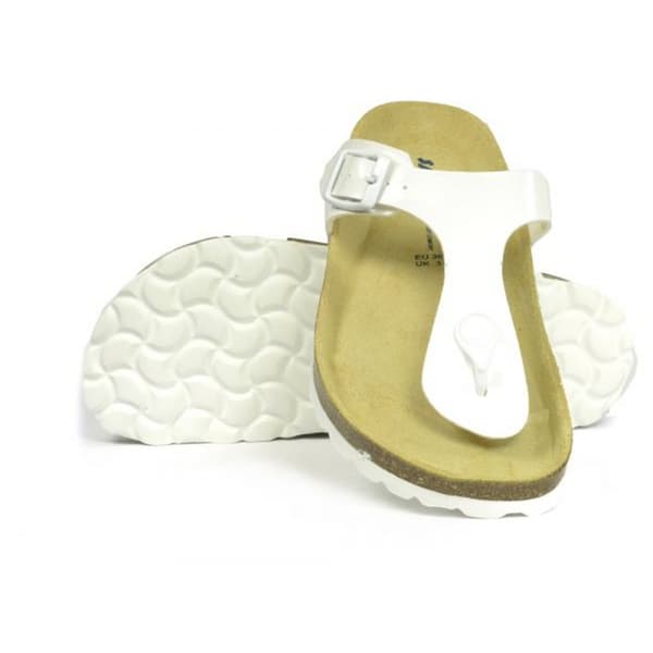 Sanosan Kvinnor/Damer Geneve lackerade läder sandaler