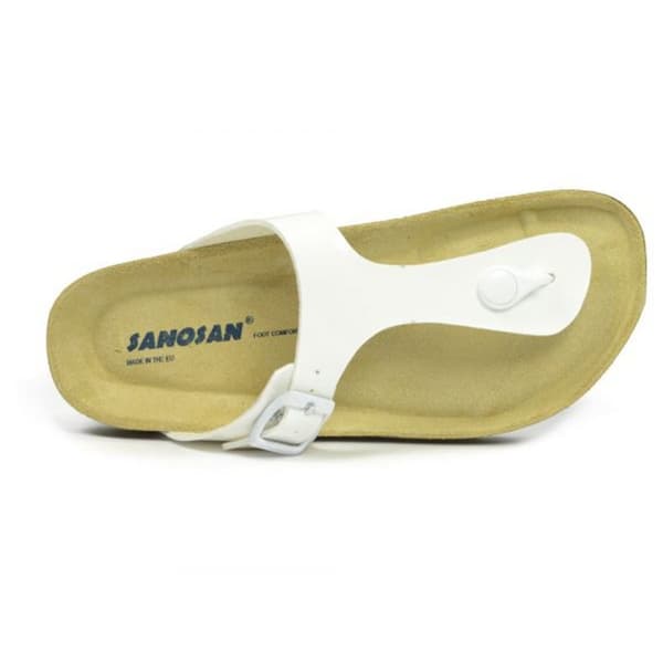 Sanosan Kvinnor/Damer Geneve lackerade läder sandaler