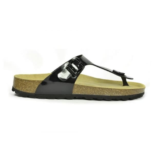 Sanosan Kvinnor/Damer Geneve lackerade läder sandaler