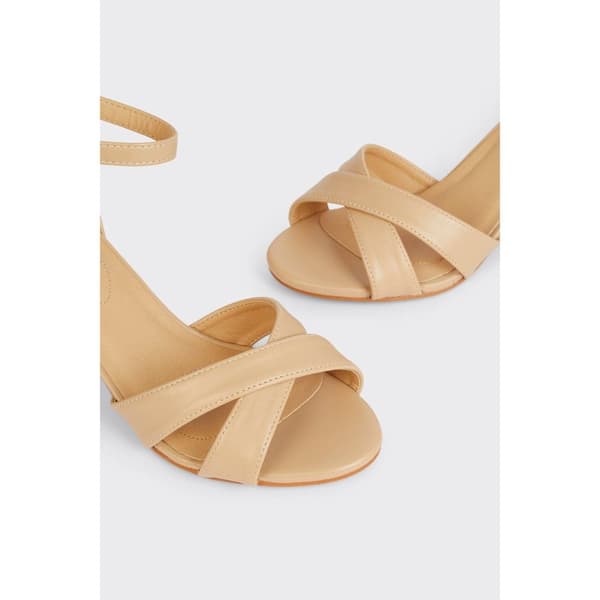 Good For The Sole Womens/Ladies Annie Plain Extra Wide Block Heel Sandals