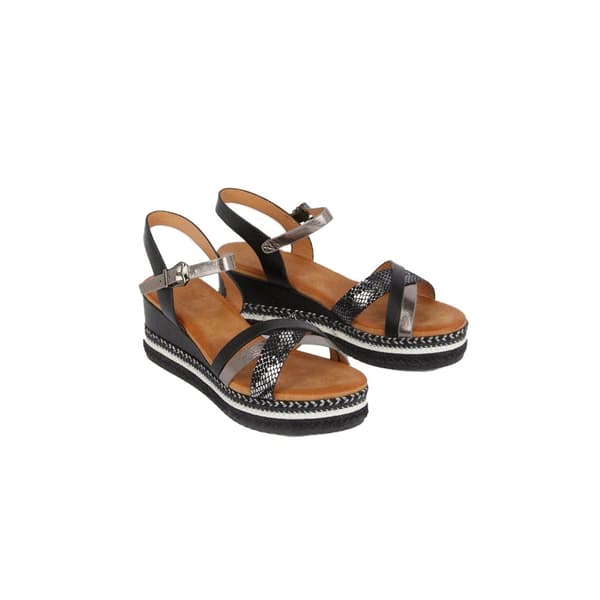 Good For The Sole Dame/Damer Amber brede wedge-sandaler med bred kile