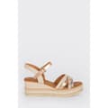 Miniatyrbillede 2 af 4: Good For The Sole Dame/Damer Amber brede wedge-sandaler med bred kile