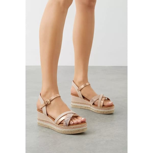 Good For The Sole Womens/Ladies Amber Wide Wedge Sandals