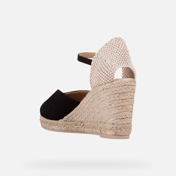 Geox Dame/Dame D Gelsa A Læder Sandaler