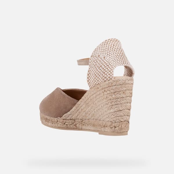Geox Dame/Dame D Gelsa A Læder Sandaler
