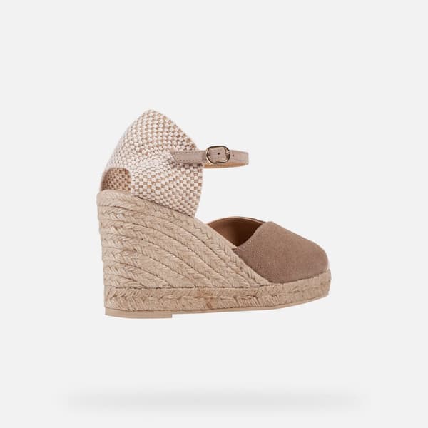 Geox Dame/Dame D Gelsa A Læder Sandaler