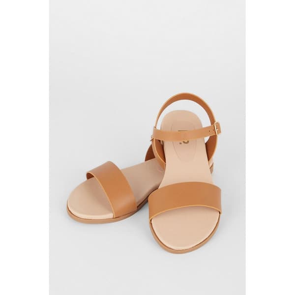 Dorothy Perkins Faye brede flade sandaler til kvinder/damer