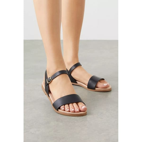 Dorothy Perkins Faye brede flade sandaler til kvinder/damer