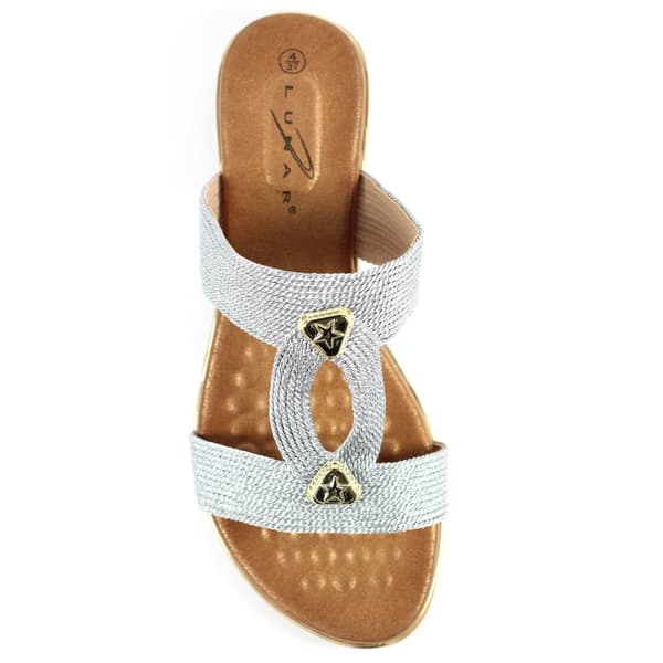 Lunar Womens/Ladies Calow Leather Sandals