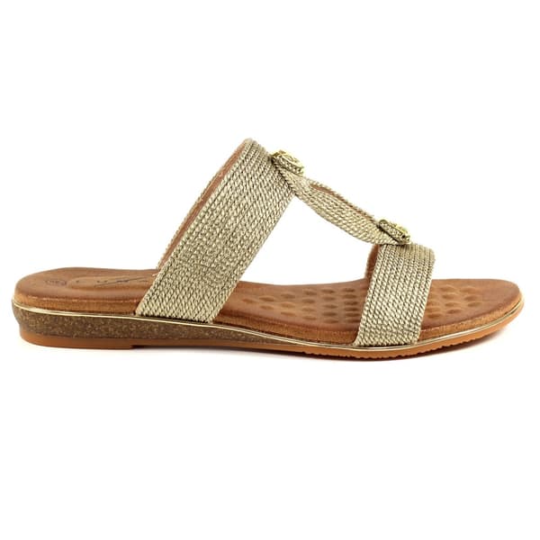 Lunar Womens/Ladies Calow Leather Sandals