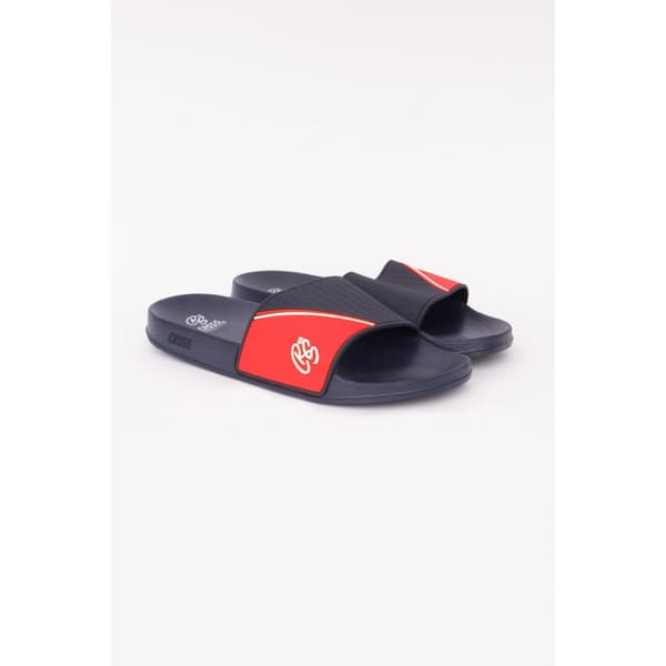 Crosshatch Ventamoore Sliders för herrar Navy/Red 7 UK