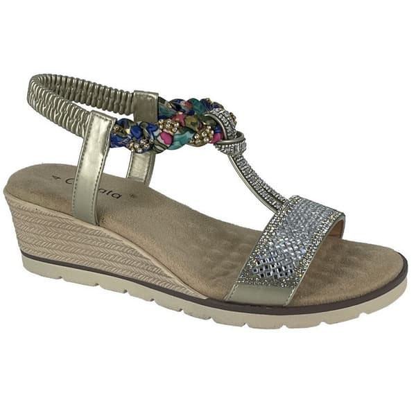 Cipriata Womens/Ladies Gilda Jewel Sandals