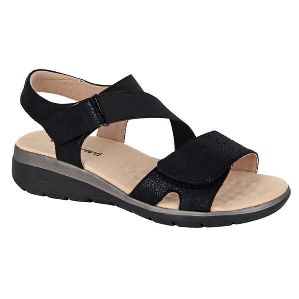 Boulevard Dam/Skön Shimmer Sandaler med tryckknapp